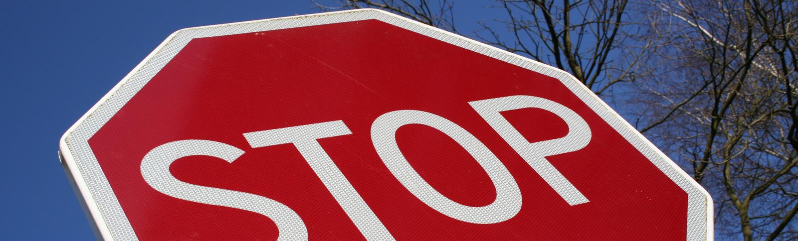 stop bord